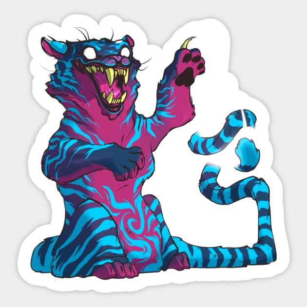 Tiger Sticker by Tyler's Shop